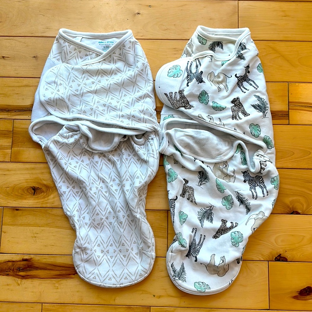 Aden + Anais Velcro cotton swaddle 0-3 m
